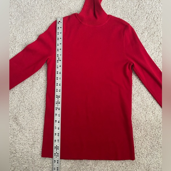 Chico's Vibrant Red Turtleneck Sweater - Picture 7 of 7